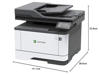 Lexmark MB3442i Black and White All-in-One Printer, Multifunction Laser with Copier Scanner Printer for Office, Automatic 2-Sided Scanning, Wireless, Touchscreen, Cloud Connection, 3 Year Guarantee
