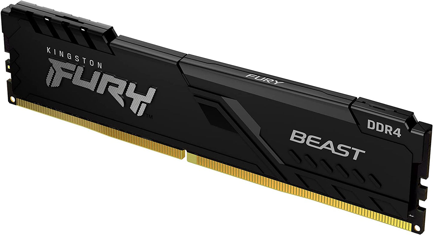 Kingston Fury Beast 8 GB 2666 MHz DDR4 CL16 Desktop Memory Single Module KF426C16BB/8 Single Module 2666 MHz 8 GB