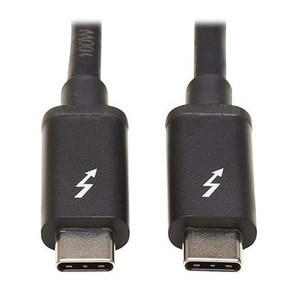 Tripp Lite Thunderbolt 3 Cable 20 Gbps Passive 5A 100W PD 4K USB C M/M 1M (MTB3-01M-5A-B)
