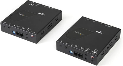 StarTech.com 4K HDMI Over IP Extender 4K 30Hz Video Control Software App HDMI Extender HDMI Extension AV Over IP (ST12MHDLAN4K) Kit - Transmitter and Receiver 4K - HDMI