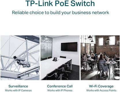 TP-Link TL-SG1428PE - 28-Port Gigabit Easy Smart Switch with 24-Port PoE+ - Limited 28 Ports - Manageable - 2 Layer Supported - Modular - 2 SFP Slots - 27 W Power Consumption - 250