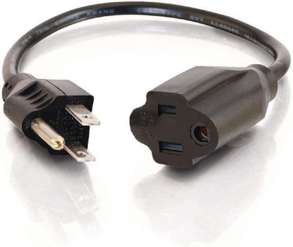 C2g/ cables to go C2G Power Cord, Long Extension Cord, Power Extension Cord, 18 AWG, Black, 10 Feet (3.04 Meters), Cables to Go 03116