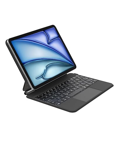 Belkin Pro Keyboard Case w/Magnetic Stand, Backlit Bluetooth Keyboard, Multi-Gesture Controls, Magnetic Apple Pencil Storage Compatibility, & Multimedia Keys for iPad Air 10.9" & iPad Pro 11" - Black