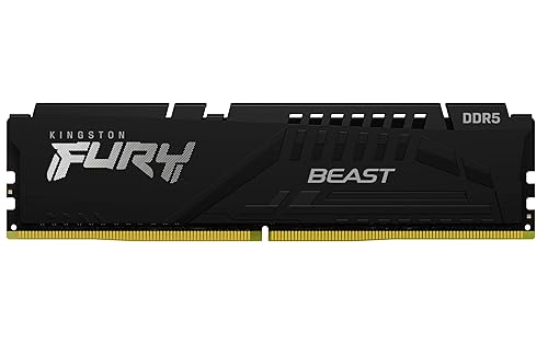 Kingston Fury Beast 32GB 6000MT/s DDR5 CL36 Desktop Memory Single Module | AMD Expo | Plug N Play | KF560C36BBE-32
