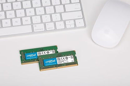 Crucial 32GB Kit (16GBx2) DDR4 2666 MT/s (PC4-21300) CL19 DR x8 SODIMM 260-Pin for Mac - CT2K16G4S266M 32GB Kit (2x16GB) 2666MHz