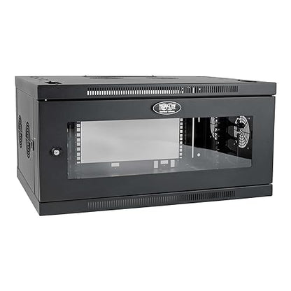 Tripp Lite 6U Wallmount Rack Enclosure Wide Cable Management Acrylic Window (SRW6UDPGVRT)