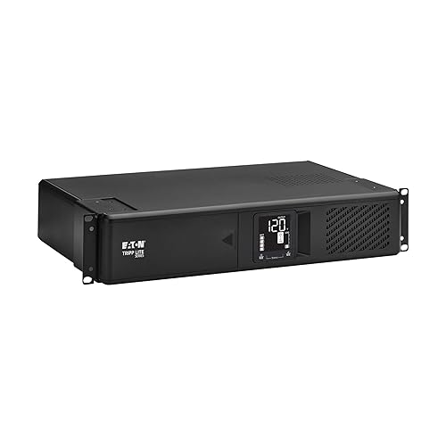 Tripp Lite Eaton Series SMART1000LCDNC Cloud-Connected 1000VA Rack Mount UPS Battery Backup, Online Remote Management & Monitoring, 750W 120V, 8 Outlets, 2U Rackmount, 3-Year Warranty