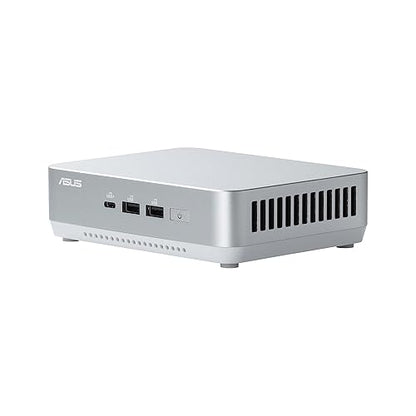 ASUS NUC 14 Pro+ Barebone with Intel 14thGen Core Ultra 7 155H (NPU Support), up to 96GB DDR5 RAM, Dual Storage, Thunderbolt 4, Wi-Fi 6E & Bluetooth 5.3, Silver Aluminum Chassis with VESA Mount