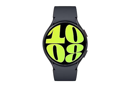Samsung Galaxy Watch6, Graphite, 44mm, Bluetooth, Sleep Coaching, ECG, Heart Monitor, Fall Detection, SOS, Fitness Tracker, Camera Access, Digital Wallet (CAD Version and Warranty) Graphite 44mm BT Watch Only