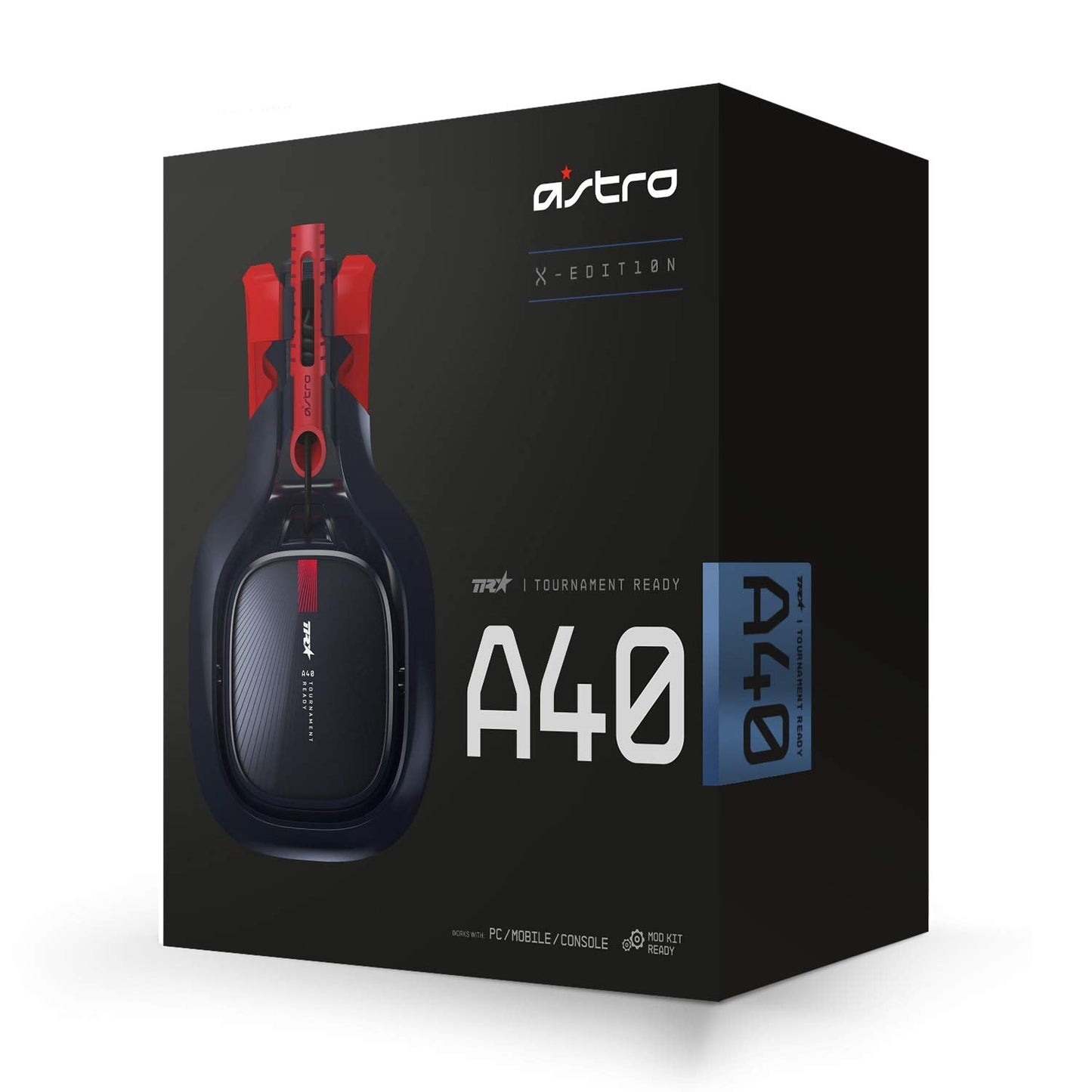 ASTRO Gaming A40 TR X-Edition Headset For Xbox Series X | S, Xbox One, PS5, PS4, PC, Mac, Nintendo Switch - Black/Red PC A40 TR