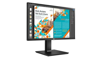 LG 24BP55Q-B 24 Monitor IPS HDMI DP Monitor, Black