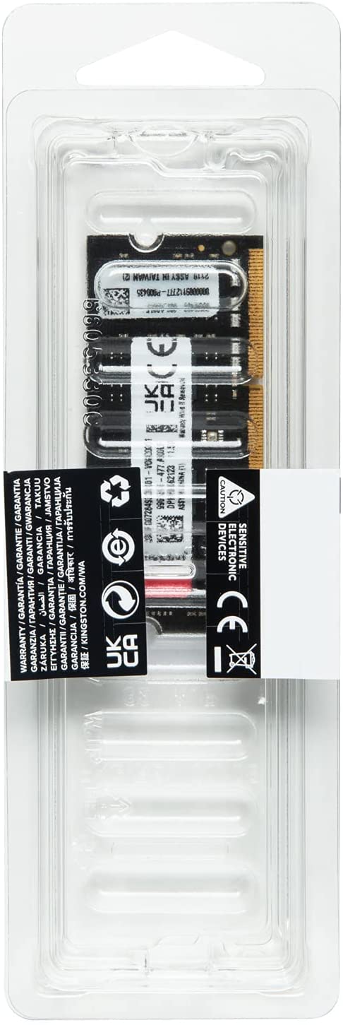 Kingston FURY Impact 32GB 3200MHz DDR4 CL20 Laptop Memory Single Stick KF432S20IB/32, Black