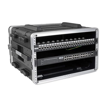 TRIPP LITE 6U ABS Server Rack Equipment Case, Flight Case Shipping Transportation, Black (SRCASE6U)