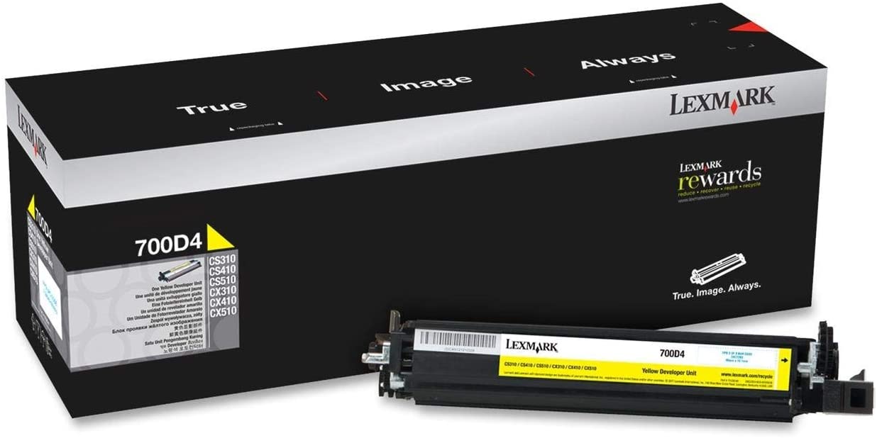 Lexmark 70C0D40 Yellow Developer Unit Toner