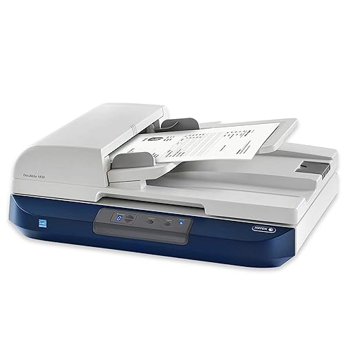 Xerox DocuMate 4830 - Document Scanner - Duplex - 11.7 in x 118 in - 600 DPI - up to 50 ppm (Mono) / up to 50 ppm (Color) - ADF (75 Sheets) - up to 3000 scans per Day - USB 2.0