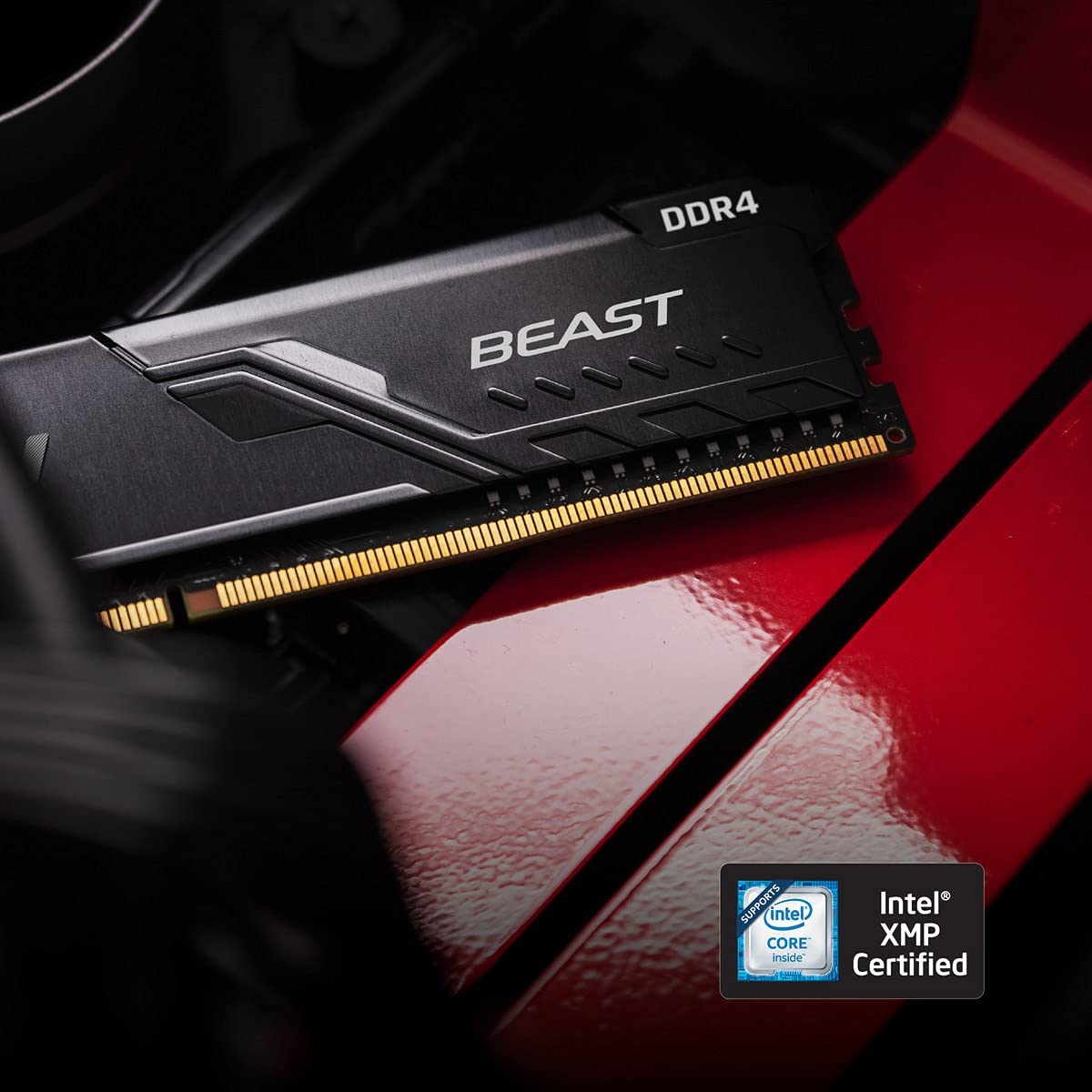 Kingston FURY Beast 32GB (2x16GB) 3200MHz DDR4 CL16 Desktop Memory Kit of 2 KF432C16BBK2/32, Black (KF432C16BBK2/32) Black 32GB (2x16GB) 3200MHz Ram Only