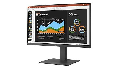 LG 24BR650B-C - LED Monitor - 24" (23.8" viewable) - 1920 x 1080 Full HD (1080p) @ 75 Hz - IPS - 250 cd/m² - 1000:1-5 ms - HDMI, DisplayPort, USB-C - Speakers