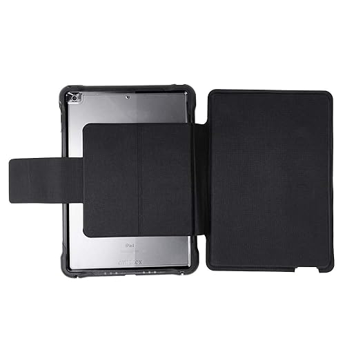 OtterBox UnlimitEd SERIES Case with Keyboard Folio + Screen Protector for IPad 7th, 8th & 9th Gen (10.2" Display - 2019, 2020 & 2021 Version) - Non-Retail/Ships in Polybag - Clear/Black UnlimtEd Series with Keyboard Folio & Screen Clear/Black