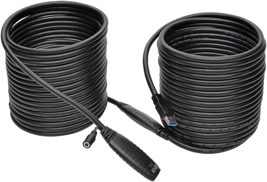 Tripp Lite USB 3.0 SuperSpeed Active Extension Cable Repeater Cable (USB-A M/F) 15M 49' (U330-15M)