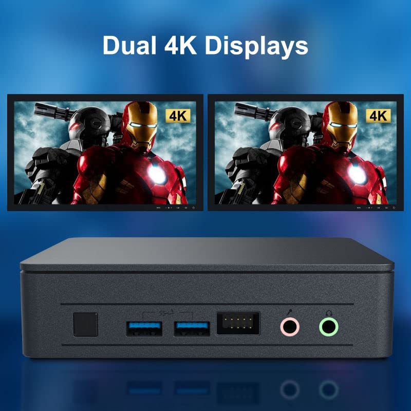 Intel NUC 11, NUC11ATKC4 Atlas Canyon Win11 Pro Mini PC Desktop, 2.0 GHz - 2.9 GHz Burst,Intel Celeron N5105 Processor,4 Core, 4 Thread, 15W, Intel UHD Graphics,450-800 MHz Burst (8GB RAM+256GB SSD) NUC11ATKC4 8GB+256GB