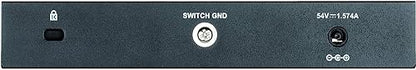 D-Link Ethernet PoE Switch, 8 Port Smart Managed w/ 64W PoE Budget Layer 2 Network Gigabit Wireless Internet (DGS-1100-08PV2) 8 Port Gigabit PoE V2