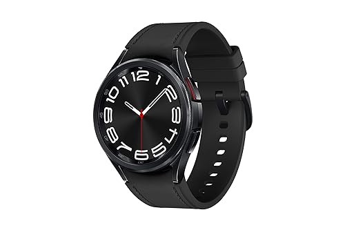 Samsung Galaxy Watch6 Classic, Black, 43mm, Bluetooth, Sleep Coaching, ECG, Heart Monitor, Fall Detection, SOS, Fitness Tracker, Camera Access, Digital Wallet (CAD Version and Warranty) Black 43mm Classic Only watch