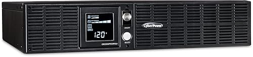 CyberPower OR2200PFCRT2U PFC Sinewave UPS System, 2000VA/1540W, 8 Outlets, AVR, 2U Rack/Tower 2200VA 20A