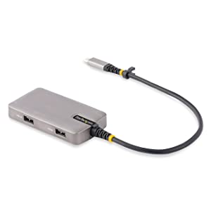 StarTech.com USB-C Multiport Adapter - 4K 60Hz HDMI w/HDR - 3-Port USB Hub - 100W Power Delivery Pass-Through - Works with Chromebook Certified - Windows/macOS/iPadOS/Android (104B-USBC-MULTIPORT)
