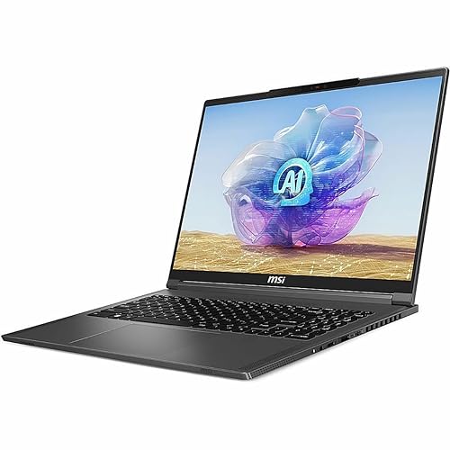 MSI CreatorPro 16 AI Studio A1VKG-090US 16" UHD+ MiniLED 120hz 100% DCI-P3 Professional Creator Laptop, Intel Core Ultra 9-185H, RTX 3000, 32GB DDR5, 1TB NVMe SSD, Windows 11 Pro