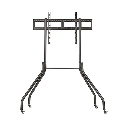 Tripp Lite Mobile Rolling TV Cart for 55" to 85" Television Displays, Wide Legs for Extra Stability, Locking Casters, Height Adjustable 71" to 81", Durable Metal Frame, 5-Year Warranty (DMC5585WL)