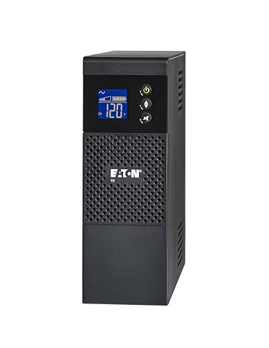 Eaton 5S UPS 1500VA 900 Watt 230V Tower UPS Sine Wave Battery Back Up LCD USB - Tower - 2 Minute Stand-by - 220 V AC Input - 230 V AC Output - 8 x IEC 60320 C13