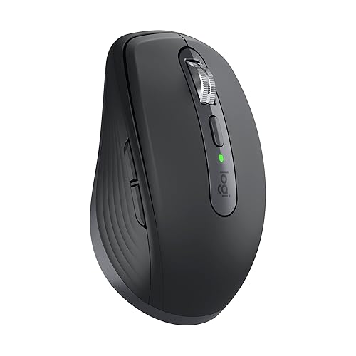 Logitech MX Anywhere 3S Wireless Mouse for Business – for Windows/Mac/Chrome/Linux, Bluetooth, Quiet Click, Secure Logi Bolt, Compact, 8K DPI, MagSpeed Scrolling - Graphite