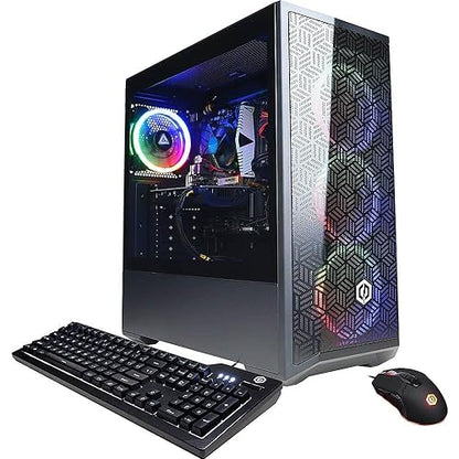 CyberpowerPC Gamer Xtreme Gaming Desktop Computer, Intel Core i5-13400F 2.5GHz, 16GB RAM, 2TB SSD, NVIDIA GeForce RTX 4060 8GB, Windows 11 Home, Black