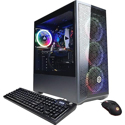 CyberpowerPC Gamer Xtreme Gaming Desktop Computer, Intel Core i5-13400F 2.5GHz, 16GB RAM, 2TB SSD, NVIDIA GeForce RTX 4060 8GB, Windows 11 Home, Black