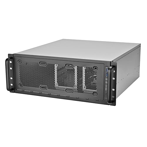 SilverStone Technology RM45-360 4U Rackmount Chassis with Flexible Front Panel Design, SST-RM45-360