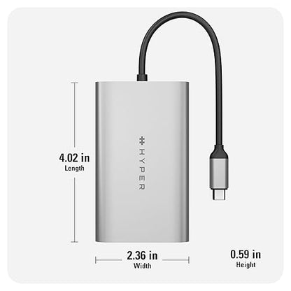 Targus 4K Dual HDMI USB C Hub M1 MacBook 3in1: HDMI 4K 60Hz, HDMI 4K 30Hz, USB-C PD 100W for MacBook Pro/Air(M1 & Intel-Powered), Windows PC, Chromebook