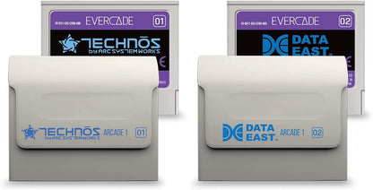 Blaze Evercade Vs Premium Pack (Comes with 2 Controllers &amp; Technos Arcade &amp; Data East Arcade Cartridge), Evercade - Electronic Games