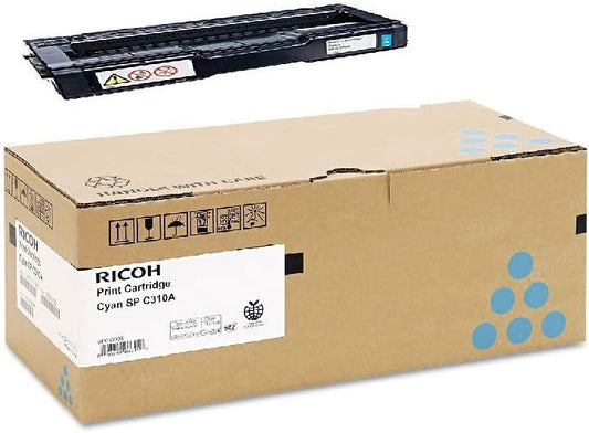 Ricoh 406345 Cyan AIO Toner Cartridge Type SP C310A