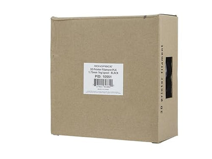 Monoprice 110551 Premium 3D Printer Filament PLA 1.75mm 1kg/Spool, Black PLA 1kg/spool Black