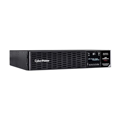 CyberPower PR2200RT2U Smart App Sinewave UPS System, 2200VA/2200W, 8 Outlets, 2U Rack/Tower, AVR