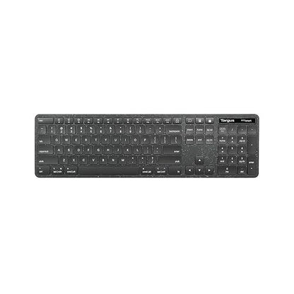Targus Full-Size Wireless EcoSmart Keyboard 104 Key Keypad – Quiet Clicks – Instant Connectivity with Universal Compatibility (AKB873US)