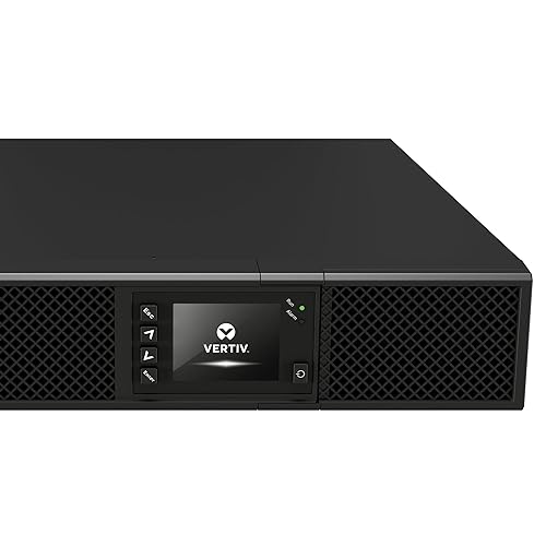Liebert GXT5 UPS - 500VA/500W 120V, Online Double Conversion Rack Tower, Energy Star, Uninterruptible Power Supply, Sine Wave Battery Backup, with Network Card (GXT5-500LVRT2UXL)
