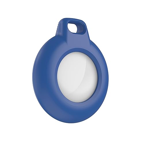 Belkin AirTag Case Waterproof (IPX8) Key Chain Key Ring Blue MSC013BTBL