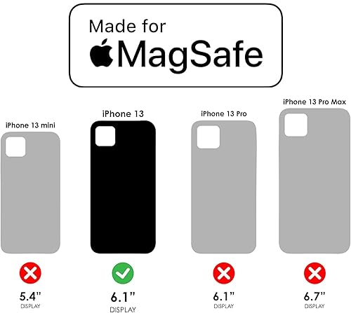 LifeProof Next Screenless Series Case for iPhone 13 (NOT Mini/Pro/Pro Max) Non-Retail Packaging - Black Crystal
