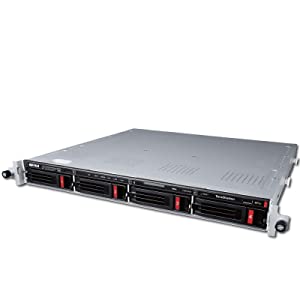 BUFFALO TeraStation 5410RN Rackmount NAS 24TB (4x6TB) with HDD NAS Hard Drives Included 10GbE / 4 Bay/RAID/iSCSI/NAS/Storage Server/NAS Server/NAS Storage/Network Storage/File Server TeraStation 5410 Rackmount 4 Drive Bays 24 TB