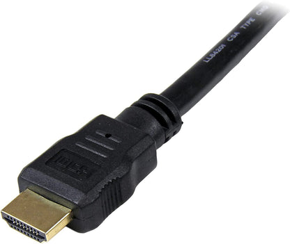 StarTech.com 3 ft High Speed HDMI Cable – Ultra HD 4k x 2k HDMI Cable – HDMI to HDMI M/M - 3ft HDMI 1.4 Cable - Audio/Video Gold-Plated (HDMM3) Black 3 ft / 1m
