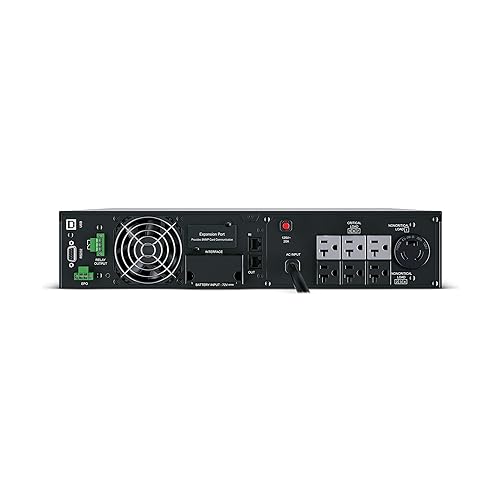 CyberPower OL2200RTXL2U Smart App Online UPS System, 2200VA/1800W, 7 Outlets, 2U Rack/Tower Standard 2200VA