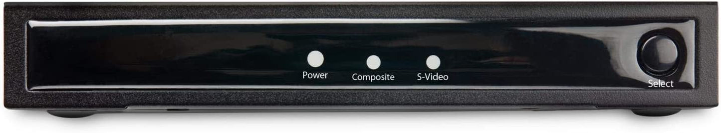 StarTech.com S-Video or Composite to HDMI Converter with Audio - 720p - NTSC &amp; PAL - Analog to HDMI Upscaler - Mac &amp; Windows (VID2HDCON2)