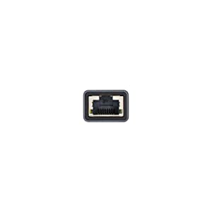 VisionTek USB-C to Ethernet 1 Gbps Adapter (M/F) (901358), Gray