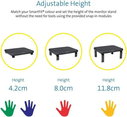 Kensington SmartFit Monitor Stand for up to 21” Screens - Black (K52785WW)